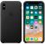 Чехол для iPhone Apple iPhone X Leather Case Black 